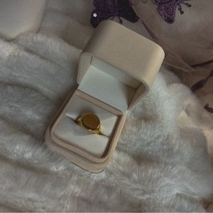 18k Gold Plated Flat Ring